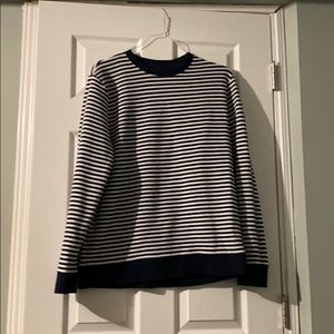 H&M striped sweater crew neck